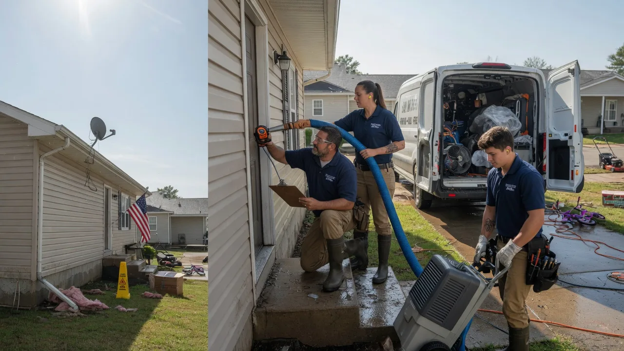 Ceiling Water Damage Restoration in Ferriday, LA near me